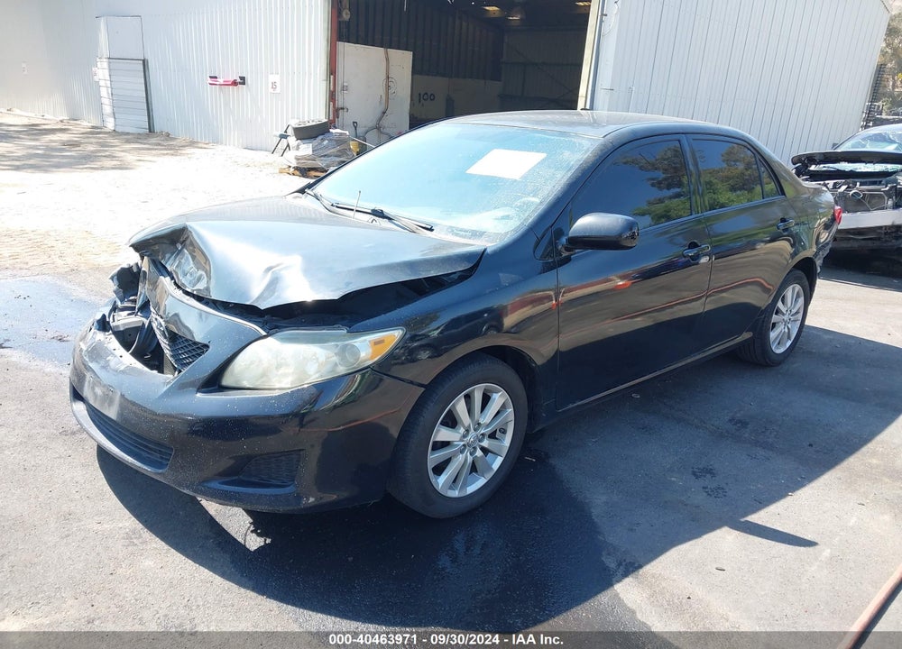 2009 TOYOTA COROLLA LE VIN: 2T1BU40E59C187562