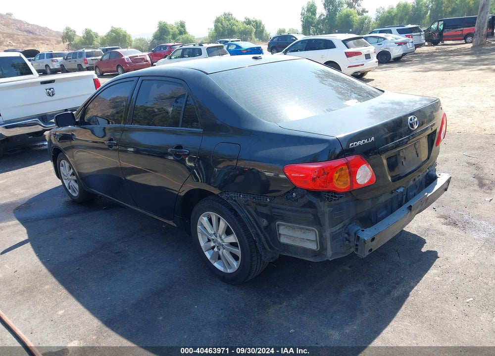 2009 TOYOTA COROLLA LE VIN: 2T1BU40E59C187562