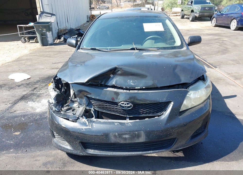 2009 TOYOTA COROLLA LE VIN: 2T1BU40E59C187562