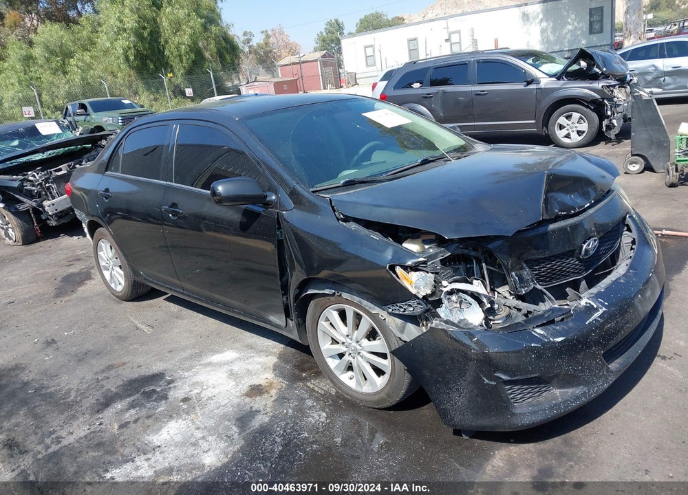 2009 TOYOTA COROLLA LE VIN: 2T1BU40E59C187562