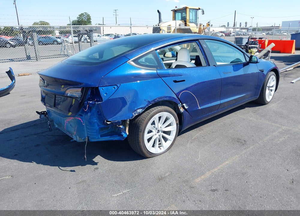 2022 TESLA MODEL 3 VIN: 5YJ3E1EA7NF137998