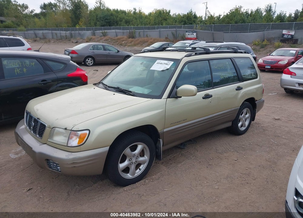 2002 SUBARU FORESTER S VIN: JF1SF655X2H758422