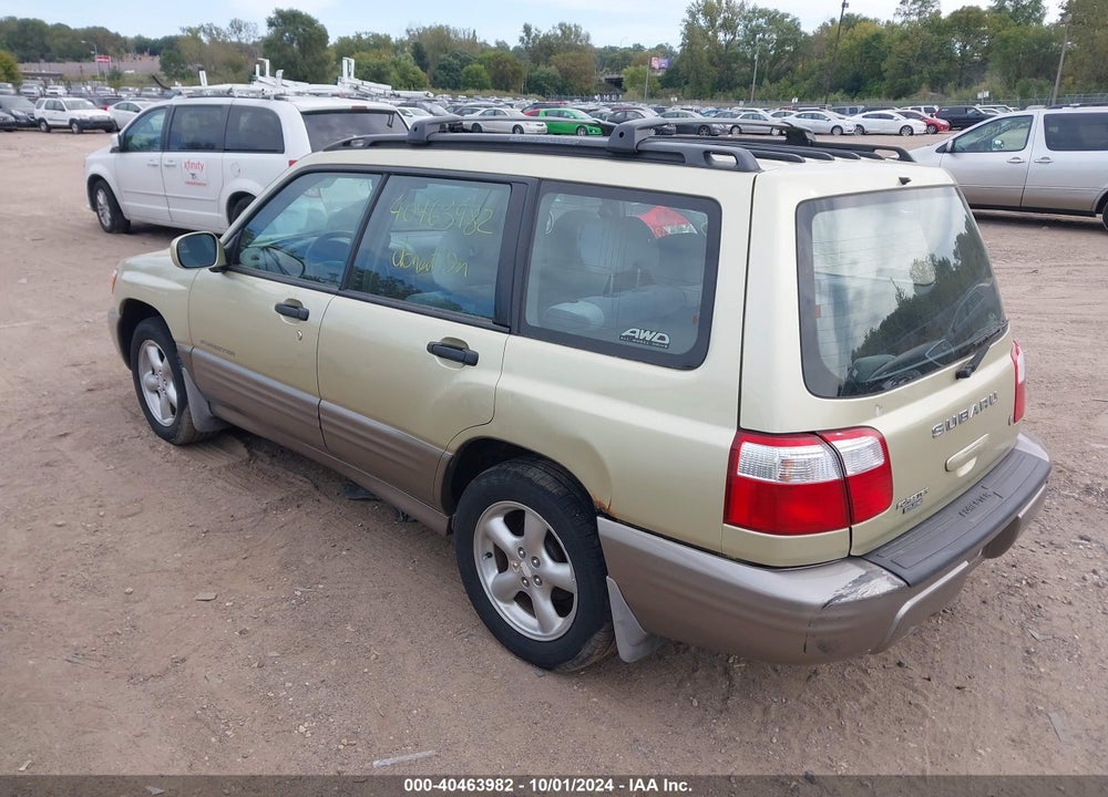 2002 SUBARU FORESTER S VIN: JF1SF655X2H758422
