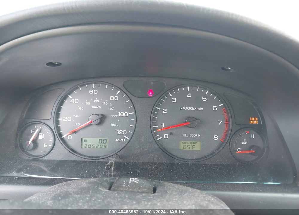 2002 SUBARU FORESTER S VIN: JF1SF655X2H758422