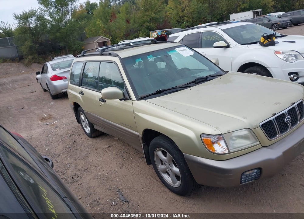 2002 SUBARU FORESTER S VIN: JF1SF655X2H758422