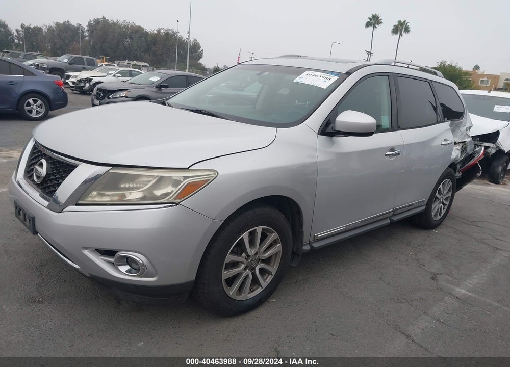 2013 NISSAN PATHFINDER SL VIN: 5N1AR2MN9DC606229