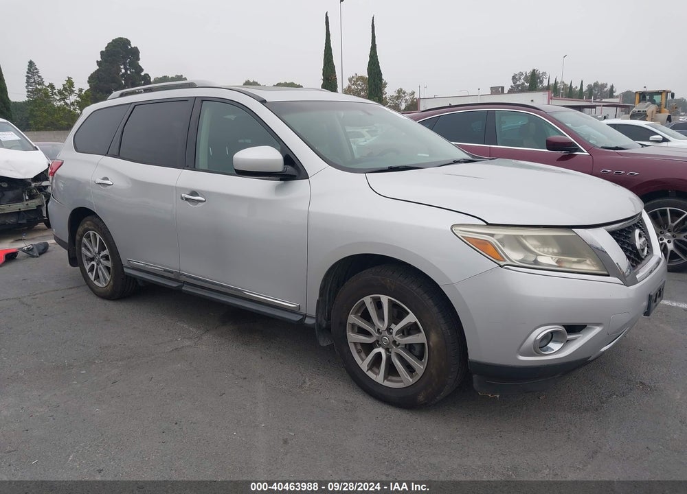 2013 NISSAN PATHFINDER SL VIN: 5N1AR2MN9DC606229