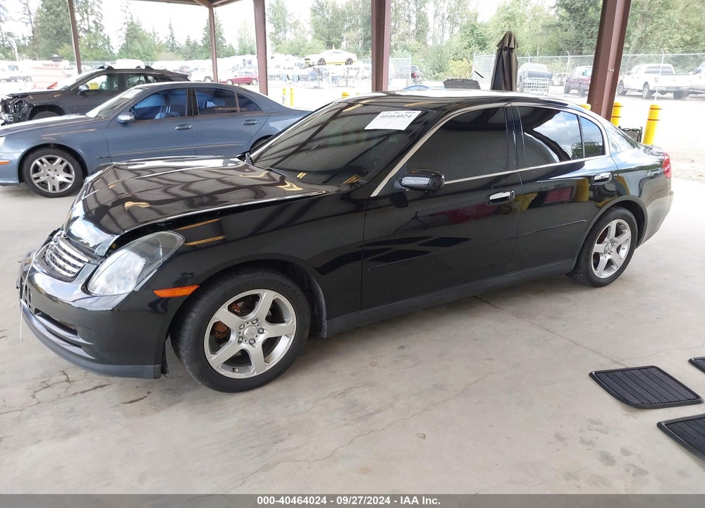 2003 INFINITI G35 BASE W/6 SPEED MANUAL VIN: JNKCV51E43M318222