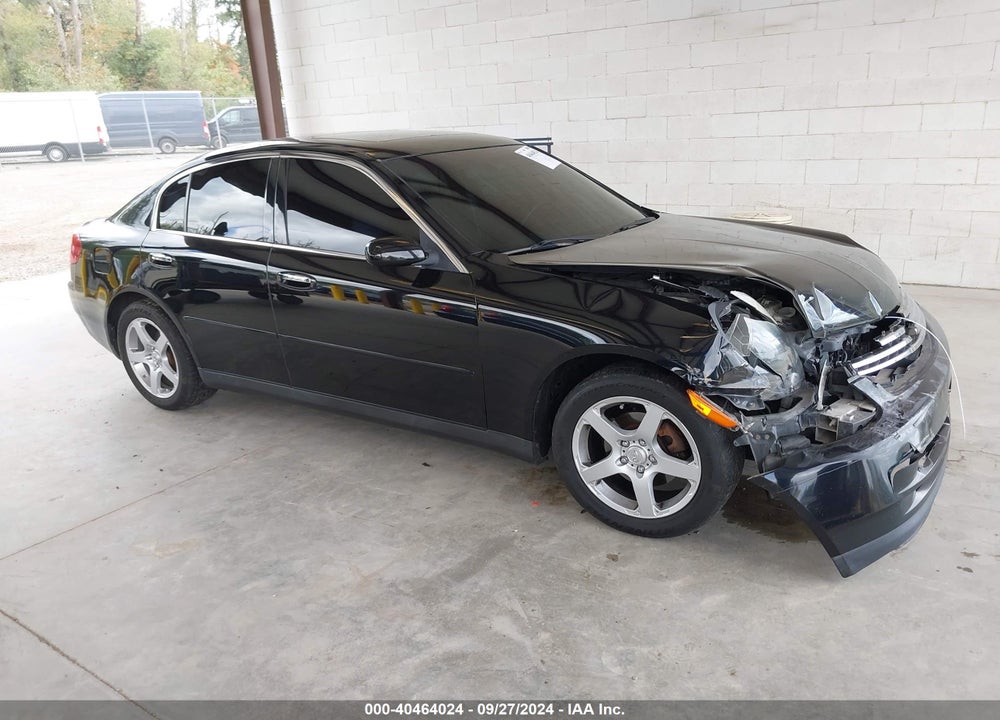 2003 INFINITI G35 BASE W/6 SPEED MANUAL VIN: JNKCV51E43M318222