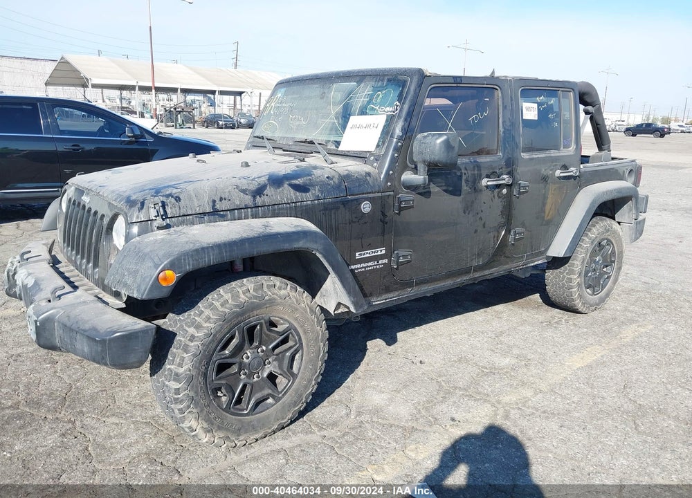 2016 JEEP WRANGLER UNLIMITED SPORT VIN: 1C4BJWDG2GL142973