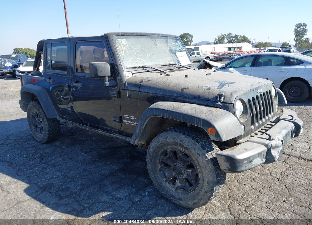 2016 JEEP WRANGLER UNLIMITED SPORT VIN: 1C4BJWDG2GL142973