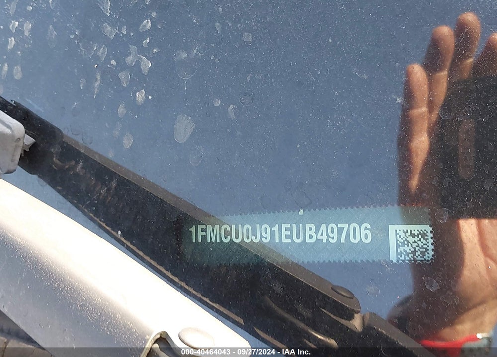 2014 FORD ESCAPE TITANIUM VIN: 1FMCU0J91EUB49706
