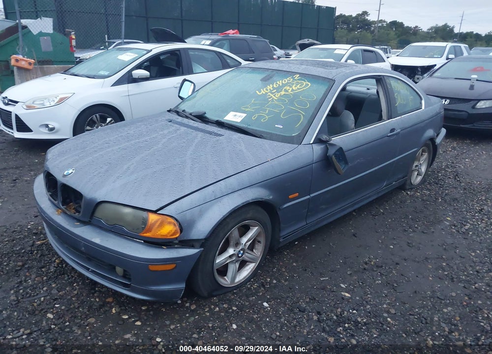 2003 BMW 325CI VIN: WBABN33453PG62730
