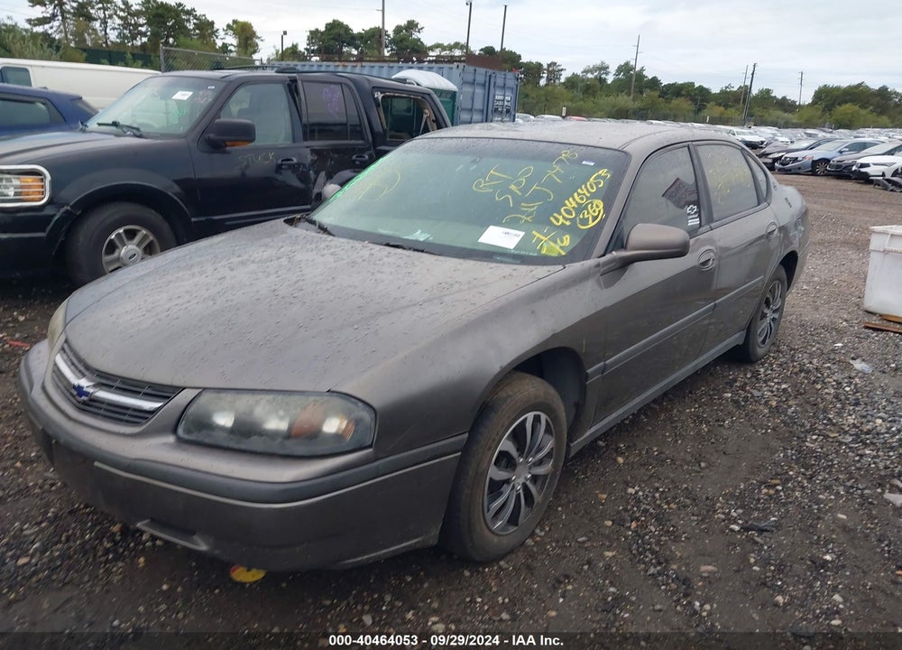 2003 CHEVROLET IMPALA VIN: 2G1WF52EX39183814