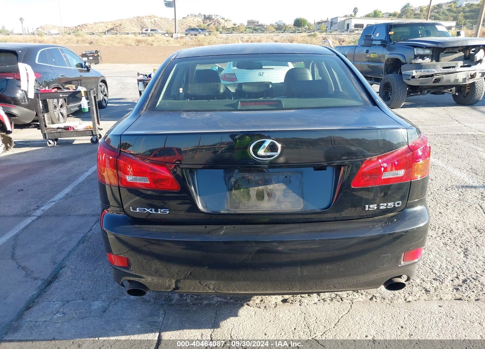 2006 LEXUS IS 250 VIN: JTHBK262262011469