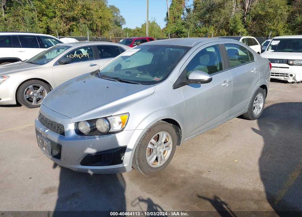 2012 CHEVROLET SONIC 2LT VIN: 1G1JC5SH3C4105813
