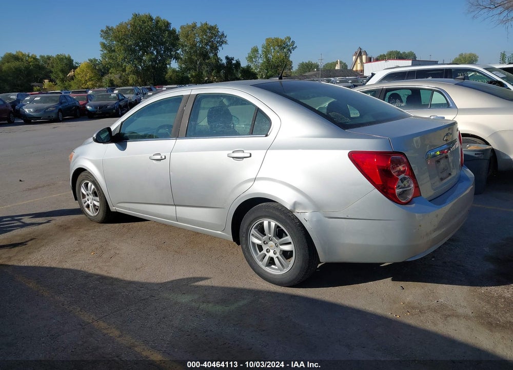 2012 CHEVROLET SONIC 2LT VIN: 1G1JC5SH3C4105813