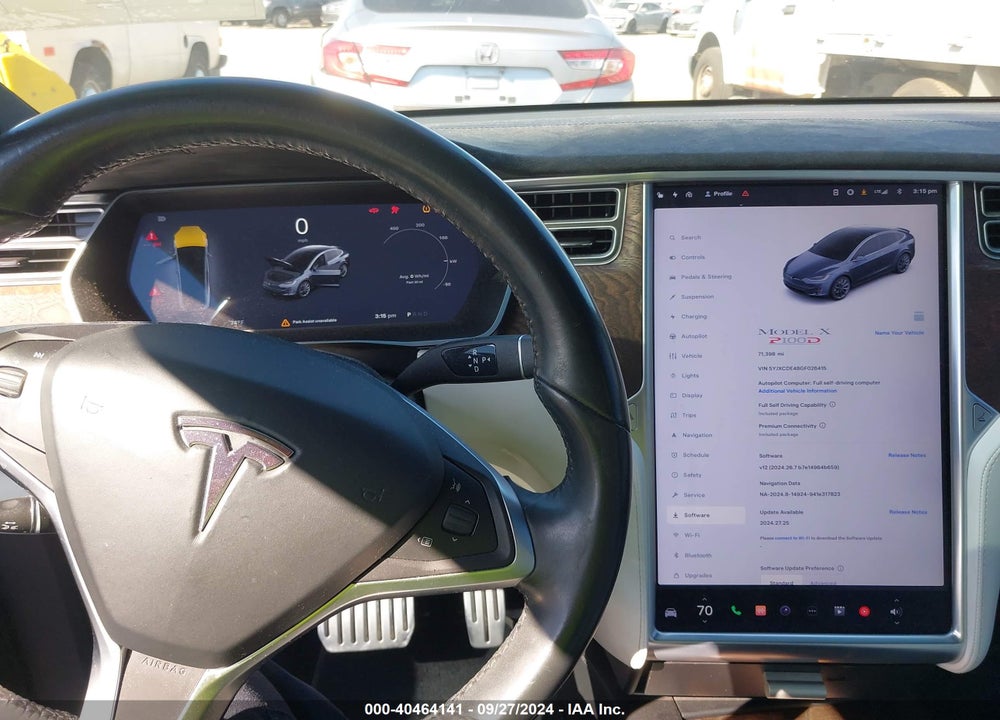 2016 TESLA MODEL X P100D/P90D VIN: 5YJXCDE48GF026415