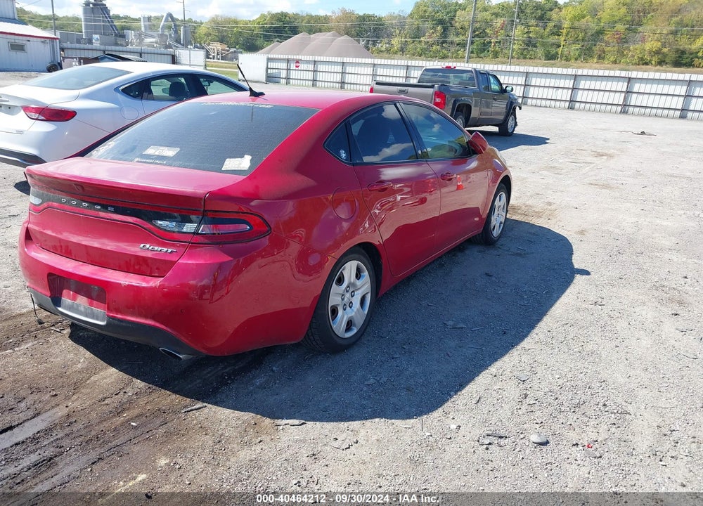 2013 DODGE DART VIN: 1C3CDFCB0DD325722
