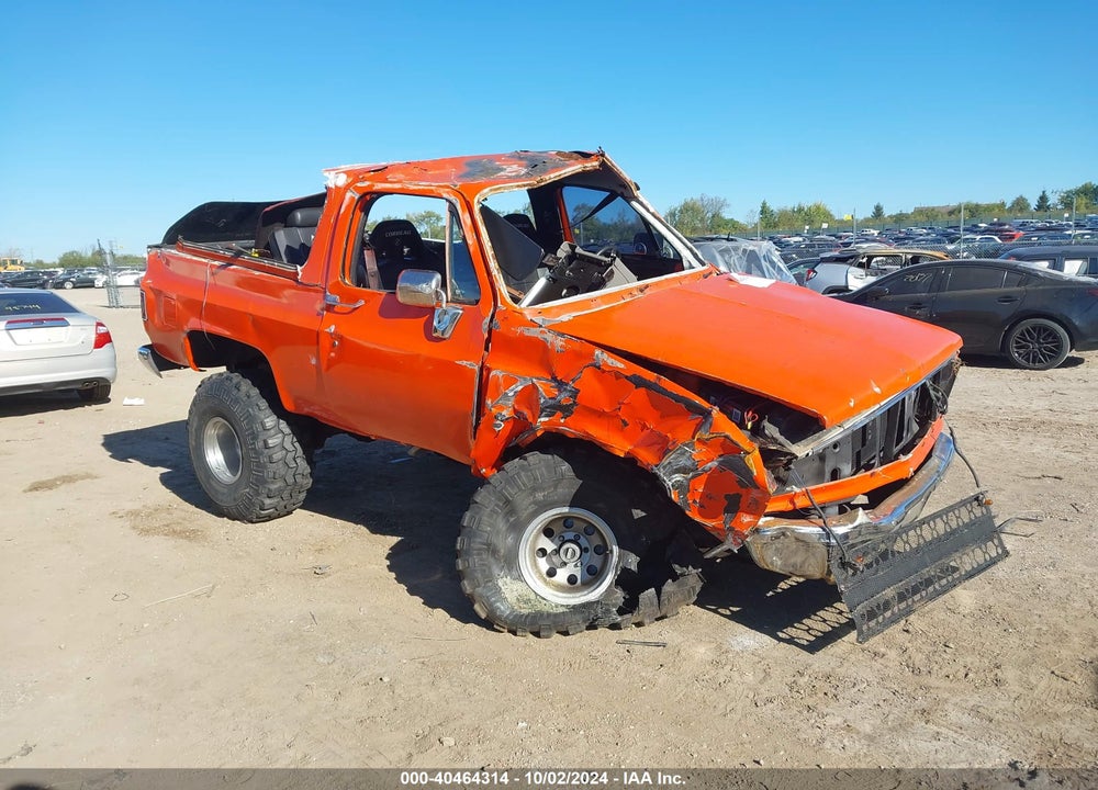 1985 CHEVROLET BLAZER K10 VIN: 1G8EK18H5FF144613