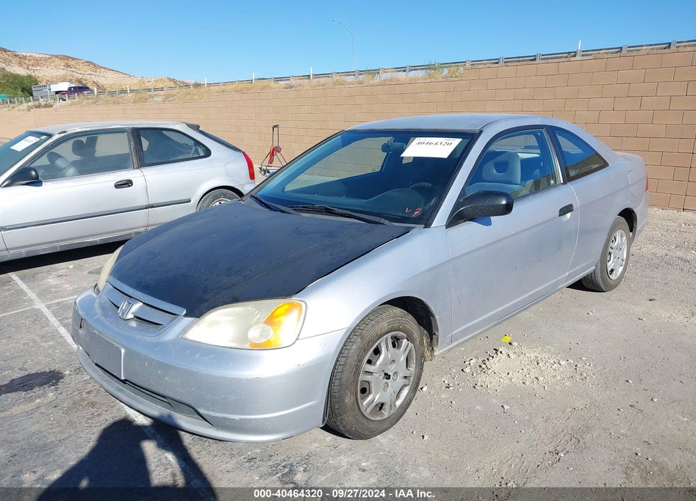 2001 HONDA CIVIC LX VIN: 1HGEM21531L060954