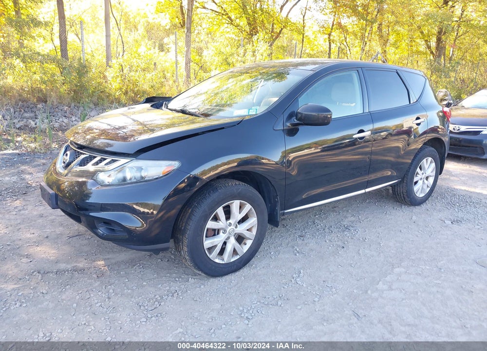 2011 NISSAN MURANO S VIN: JN8AZ1MW0BW180146