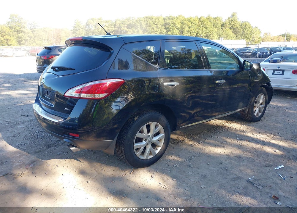 2011 NISSAN MURANO S VIN: JN8AZ1MW0BW180146