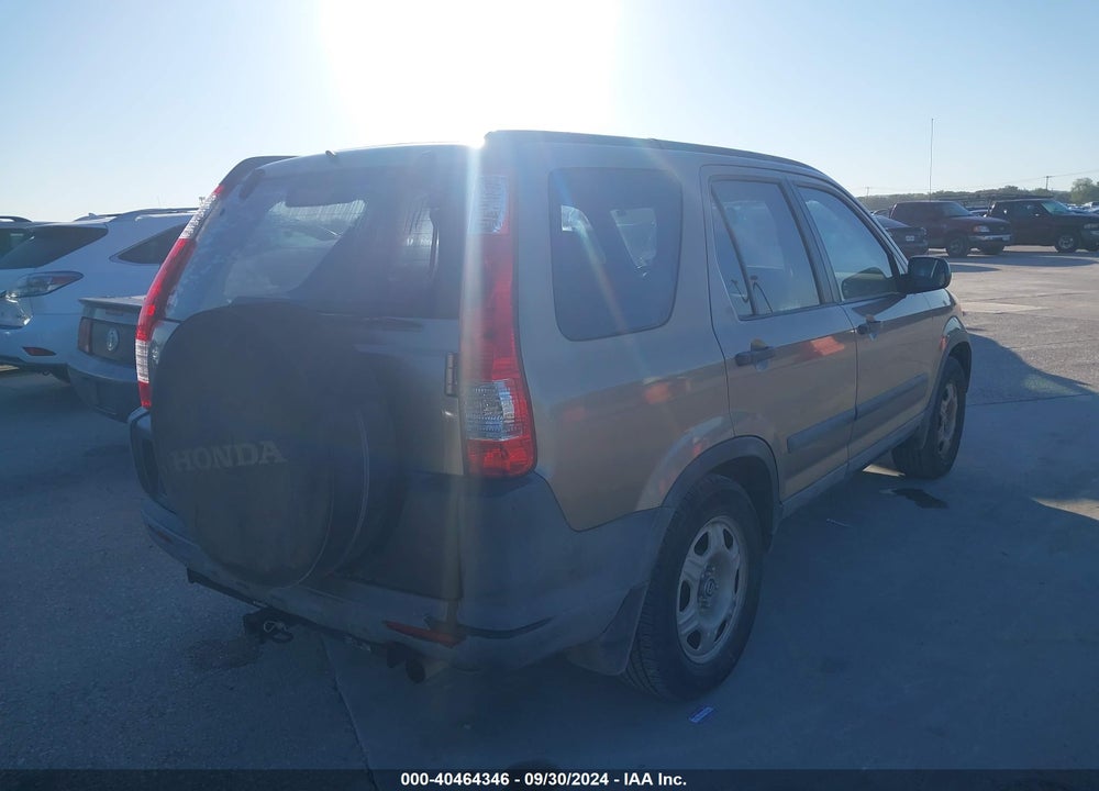 2006 HONDA CR-V LX VIN: SHSRD68516U406287
