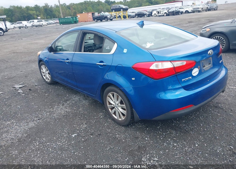2014 KIA FORTE EX VIN: KNAFX4A83E5152413