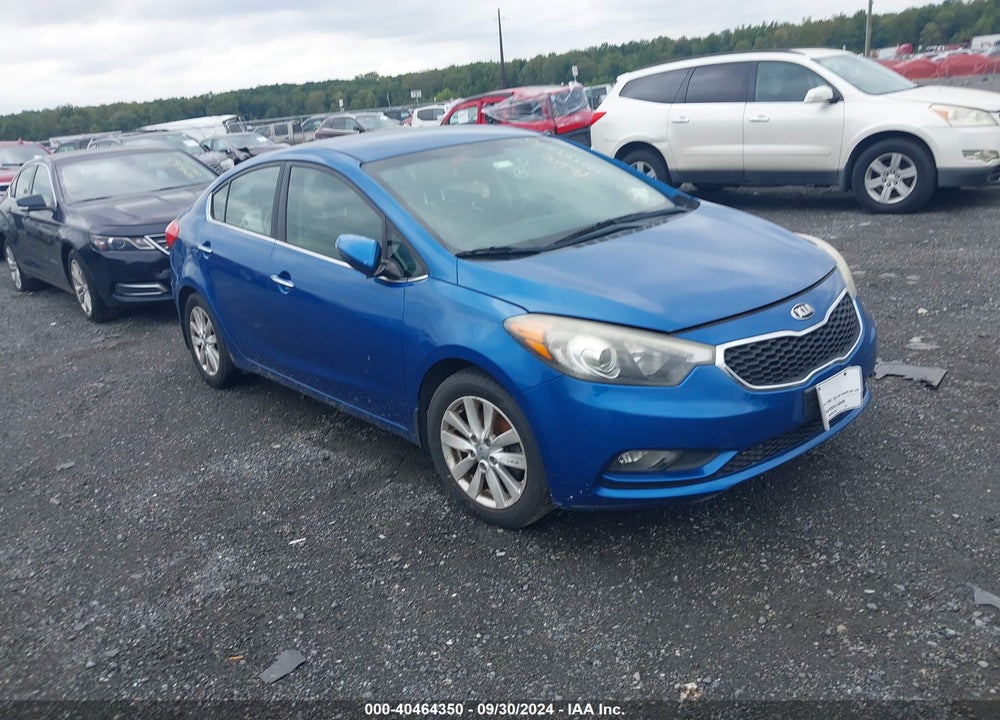 2014 KIA FORTE EX VIN: KNAFX4A83E5152413