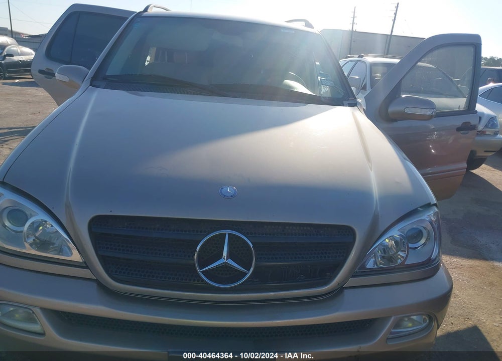 2002 MERCEDES-BENZ M-CLASS BASE (A5) VIN: 4JGAB54E12A353387