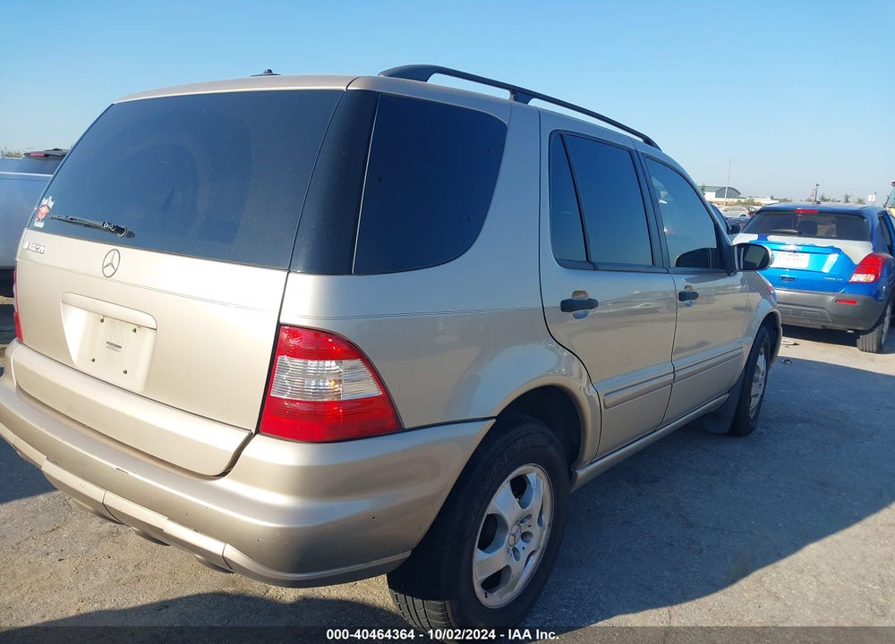 2002 MERCEDES-BENZ M-CLASS BASE (A5) VIN: 4JGAB54E12A353387