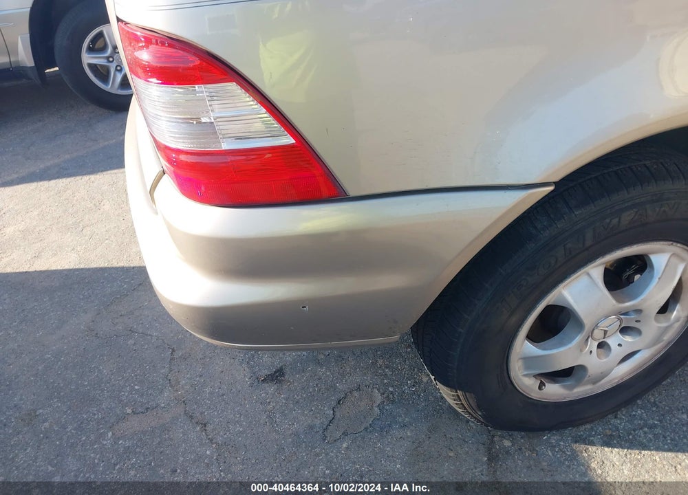 2002 MERCEDES-BENZ M-CLASS BASE (A5) VIN: 4JGAB54E12A353387