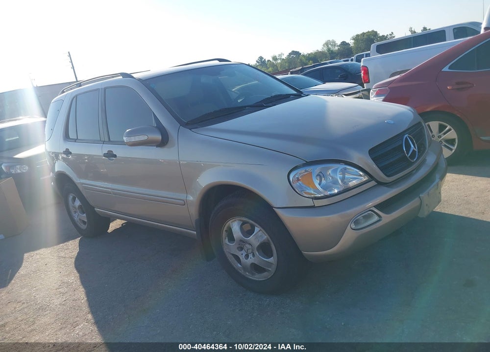 2002 MERCEDES-BENZ M-CLASS BASE (A5) VIN: 4JGAB54E12A353387