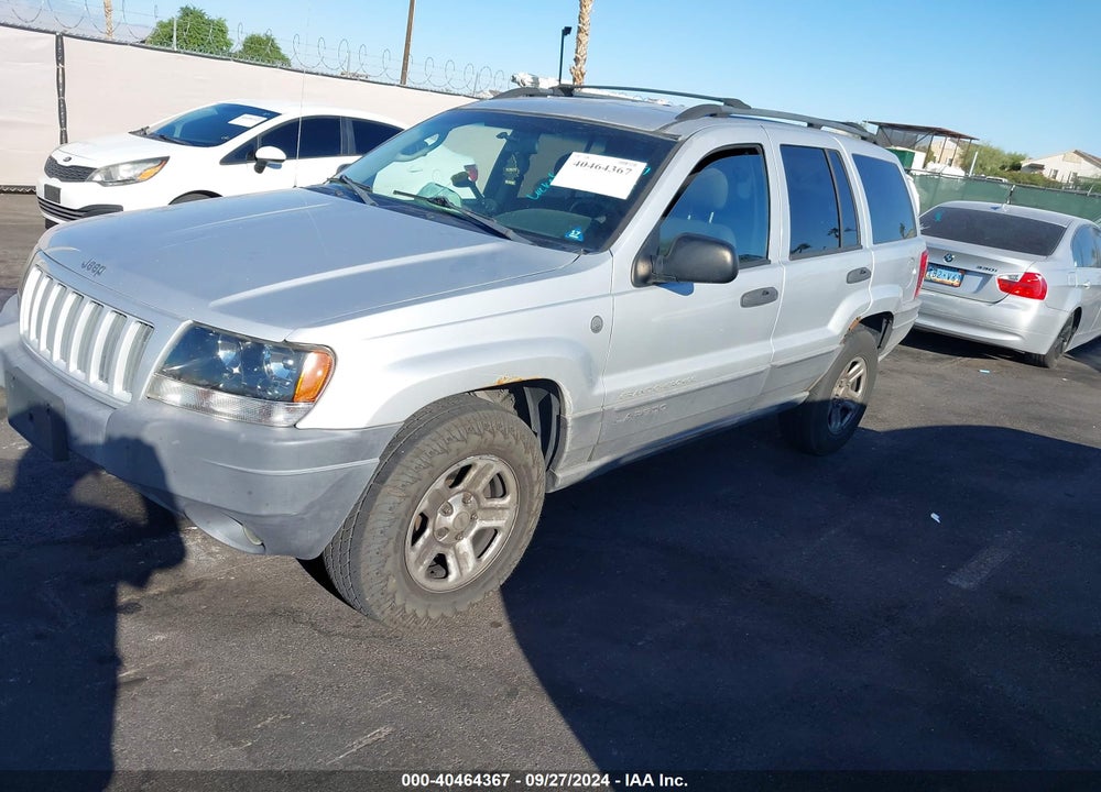 2004 JEEP GRAND CHEROKEE LAREDO VIN: 1J4GW48N14C434544