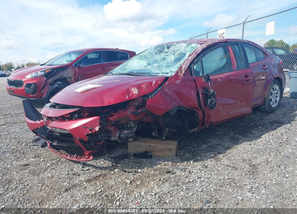 2022 TOYOTA COROLLA LE VIN: JTDEPMAE1NJ227248