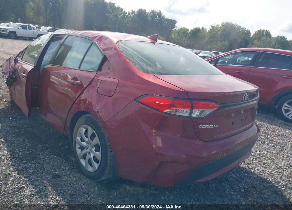 2022 TOYOTA COROLLA LE VIN: JTDEPMAE1NJ227248