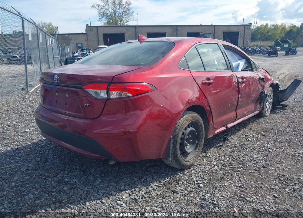 2022 TOYOTA COROLLA LE VIN: JTDEPMAE1NJ227248