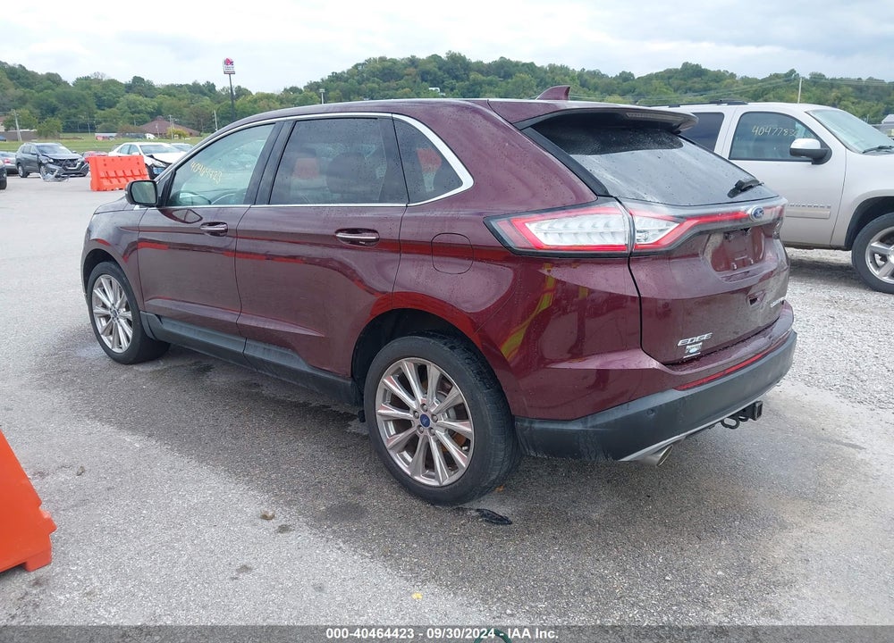 2017 FORD EDGE TITANIUM VIN: 2FMPK4K88HBC09379