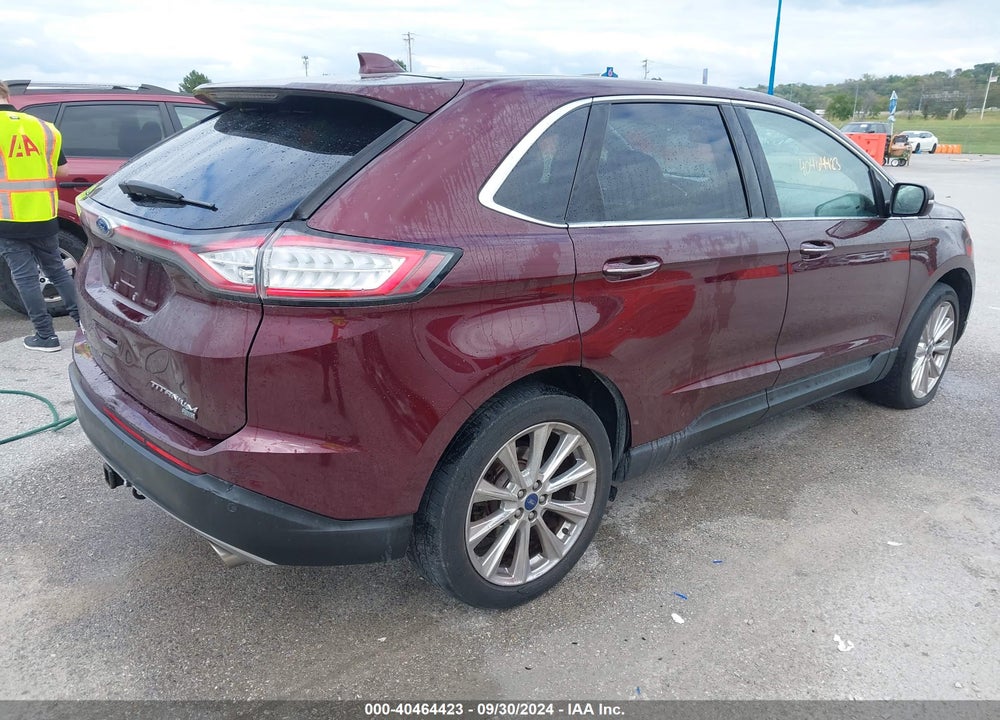 2017 FORD EDGE TITANIUM VIN: 2FMPK4K88HBC09379