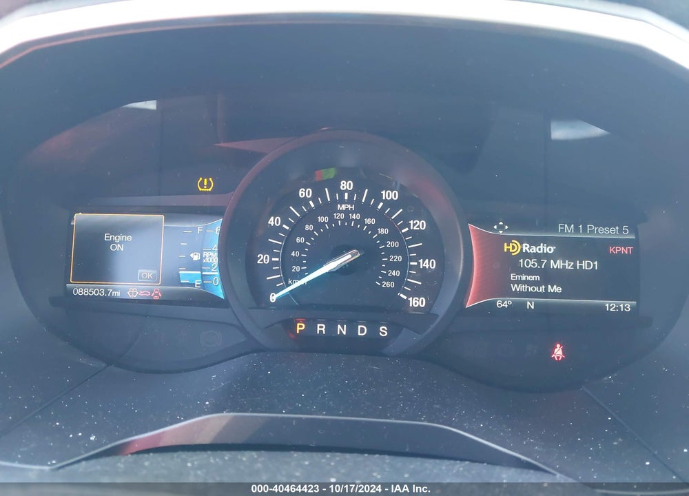 2017 FORD EDGE TITANIUM VIN: 2FMPK4K88HBC09379