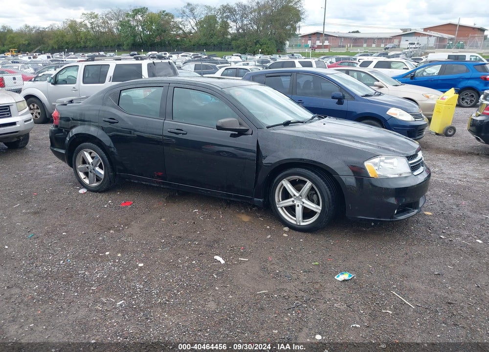 2013 DODGE AVENGER SXT VIN: 1C3CDZCG7DN507926