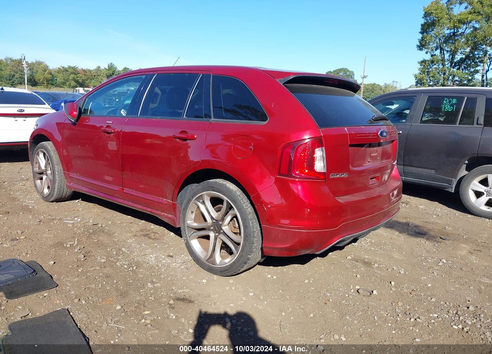 2013 FORD EDGE SPORT VIN: 2FMDK3AKXDBC70088