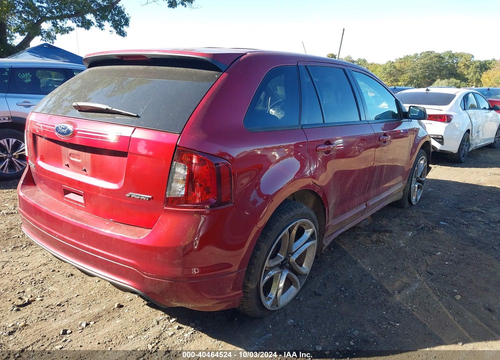 2013 FORD EDGE SPORT VIN: 2FMDK3AKXDBC70088