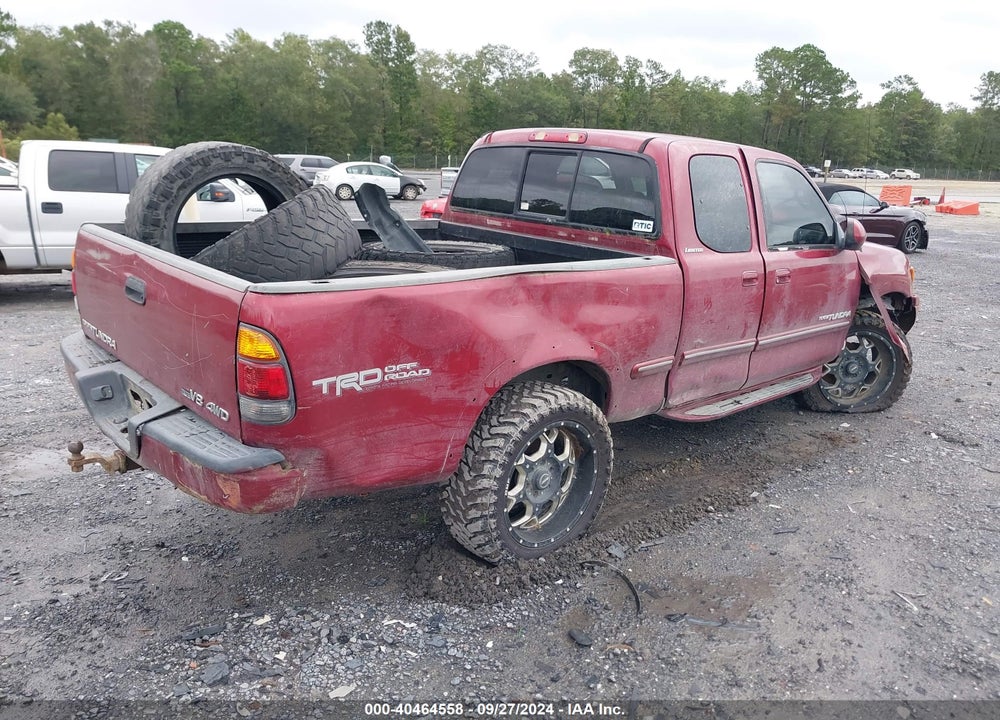 2002 TOYOTA TUNDRA LTD V8 VIN: 5TBBT48172S322664