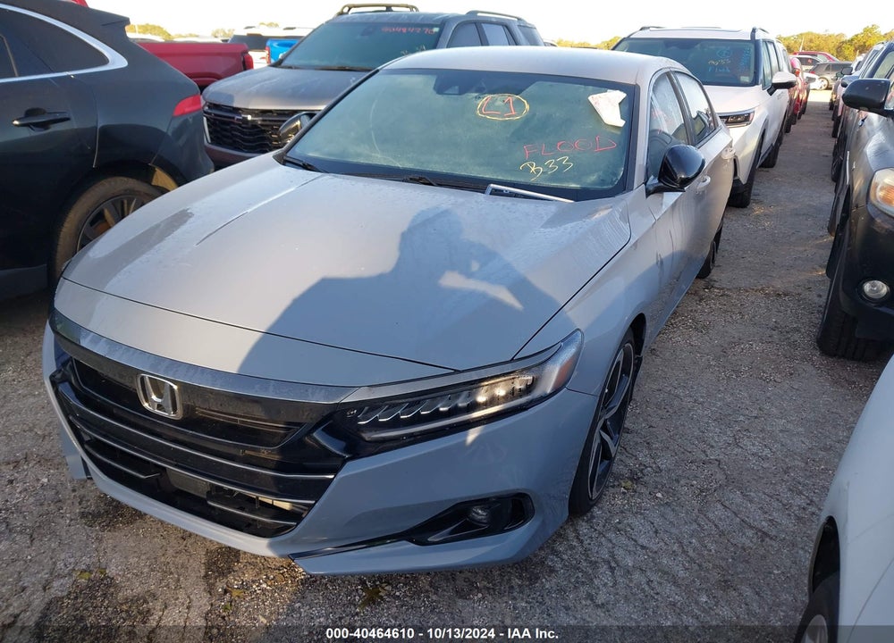 2022 HONDA ACCORD SPORT VIN: 1HGCV1F3XNA083798