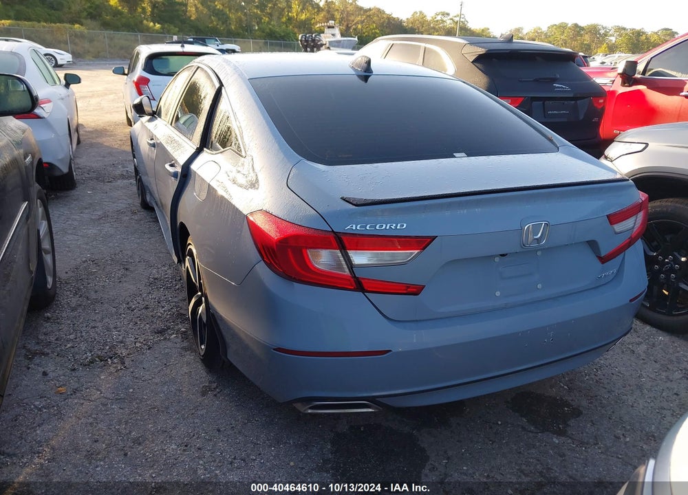 2022 HONDA ACCORD SPORT VIN: 1HGCV1F3XNA083798