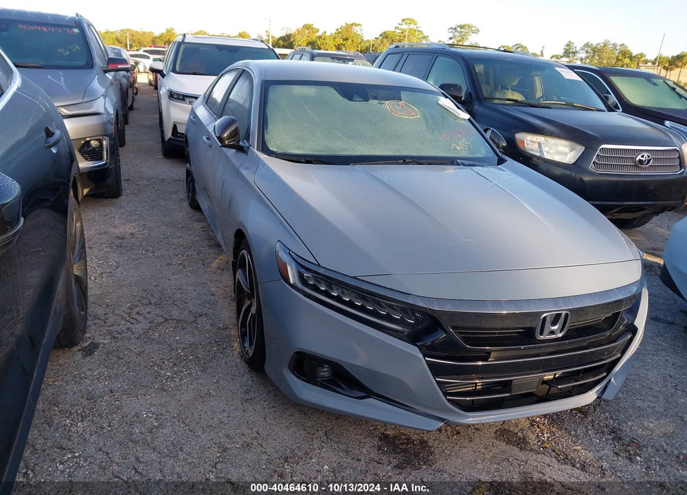 2022 HONDA ACCORD SPORT VIN: 1HGCV1F3XNA083798