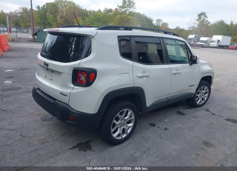 2016 JEEP RENEGADE LATITUDE VIN: ZACCJBBT6GPE07435