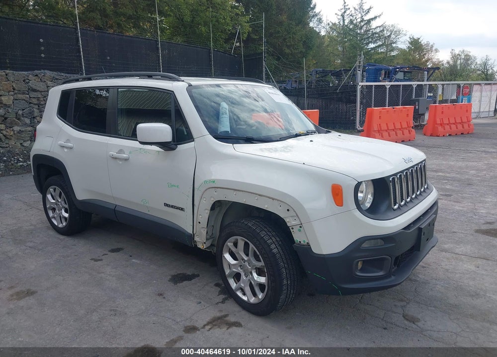 2016 JEEP RENEGADE LATITUDE VIN: ZACCJBBT6GPE07435